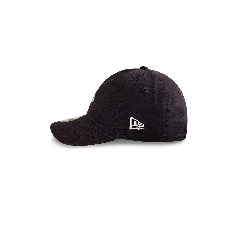 Australian Open Youth Hat - 2025 Core AO Navy 9Twenty Kids Strapback Cap - New Era